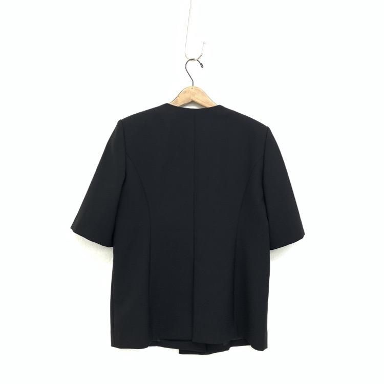 AKIRANAKA リディア アシンメトリー ジャケット 黒 2 AKIRANAKA アキラナカ Lidia asymmetric JK アシンメトリー