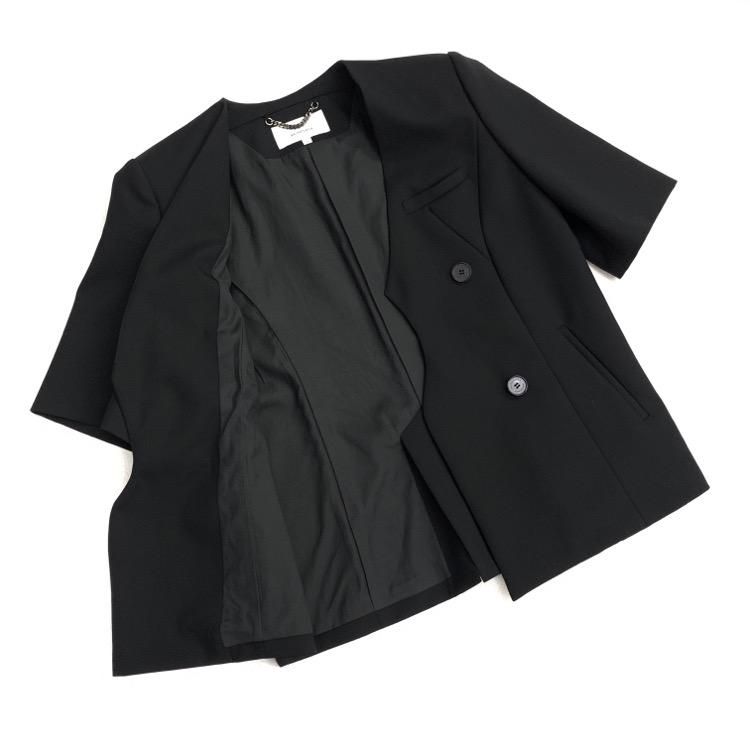 ⭐︎新品未使用【AKIRA NAKA】Lidia asymmetric JK BK AKIRANAKA アキラナカ Lidia asymmetric JK アシンメトリー