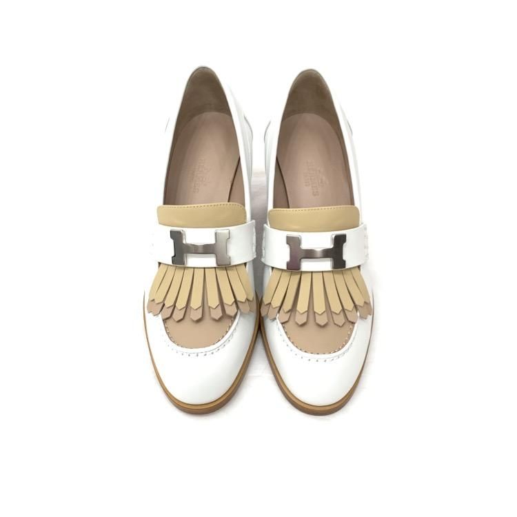 HERMES エルメス パンプス エリゼ 70 ヒールモカシン マルチカラー HERMES エルメス パンプス エリゼ 70 ヒールモカシン マルチカラー