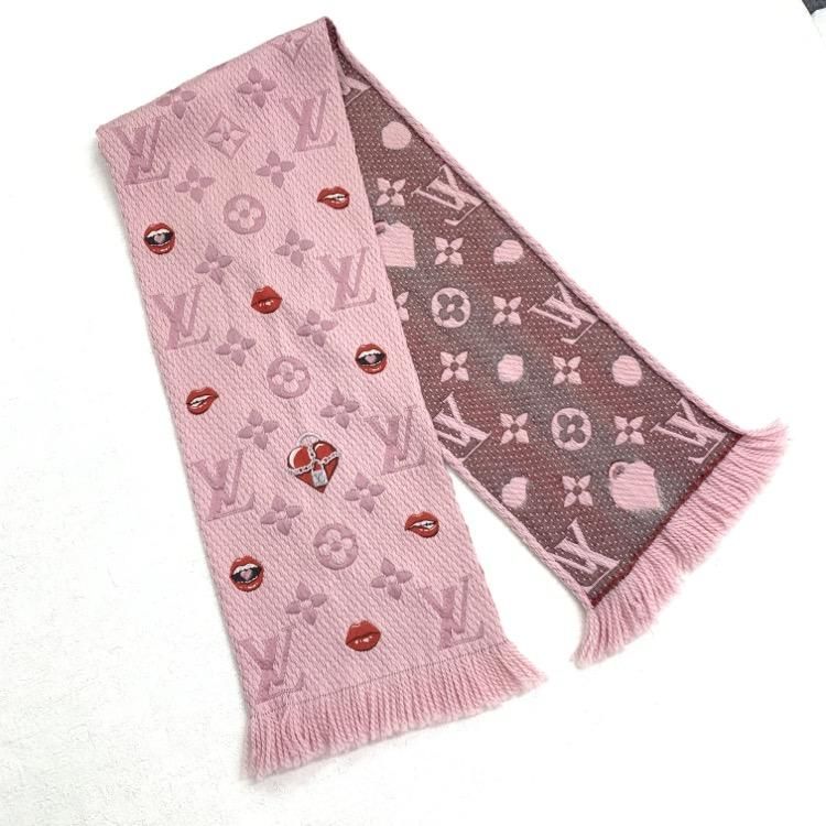 LOUIS VUITTON ルイ・ヴィトン マフラー エシャルプ・ロゴマニア LOUIS VUITTON ルイ・ヴィトン マフラー エシャルプ・ロゴマニア