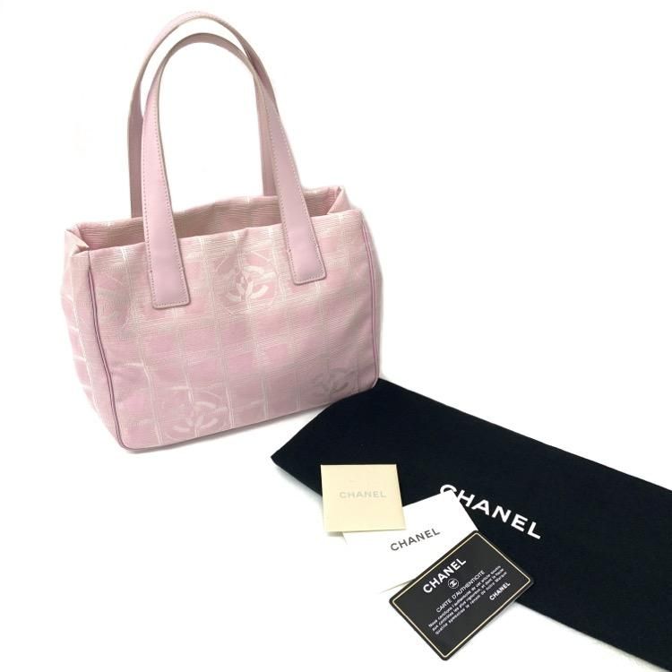 CHANEL シャネル ニュートラベルライン トートTPM ミニ ピンク