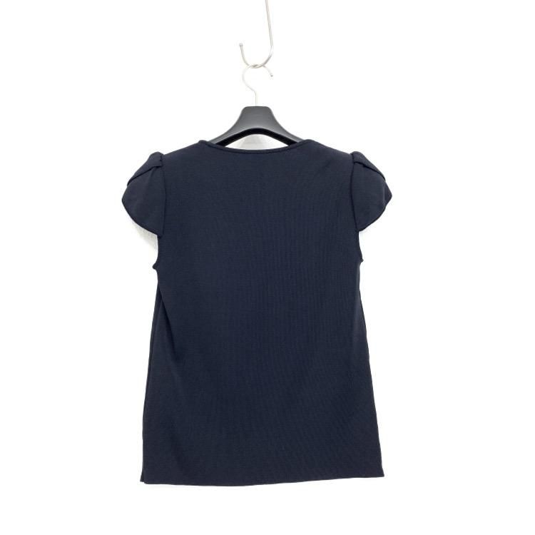 FOXEY フォクシー チューリップトップス カットソー ネイビー 38 38005 FOXEY フォクシー チューリップトップス カットソー ネイビー 38 38005