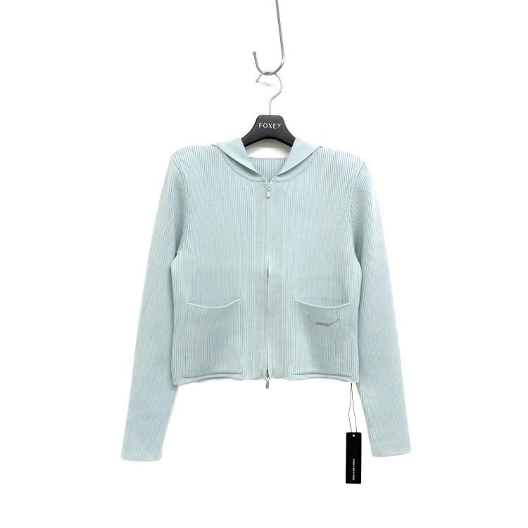 FOXEY NEWYORK フォクシー カーディガン ウィンターリリー フーディ FOXEY NEWYORK フォクシー カーディガン ウィンターリリー フーディ