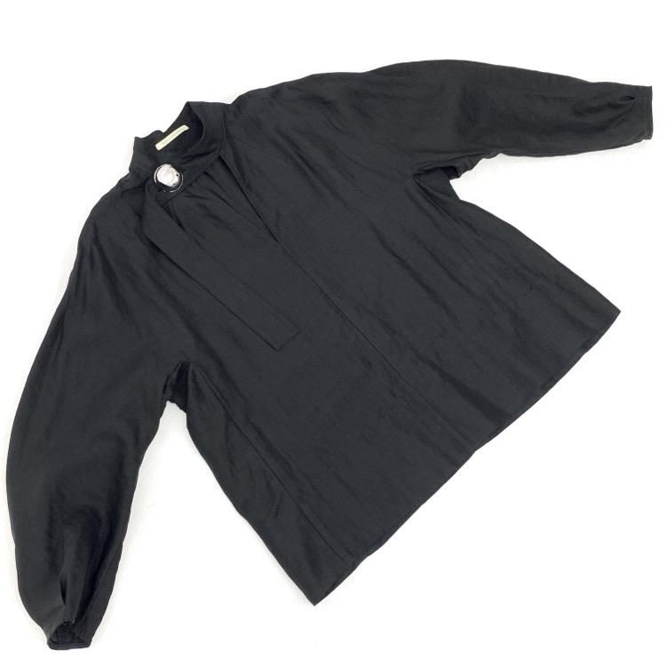 HARUNOBUMURATA ハルノブムラタ ブラウス HEPBURN ブラック 34 HM23S715-MAR01 - 7YORKU ONLINE