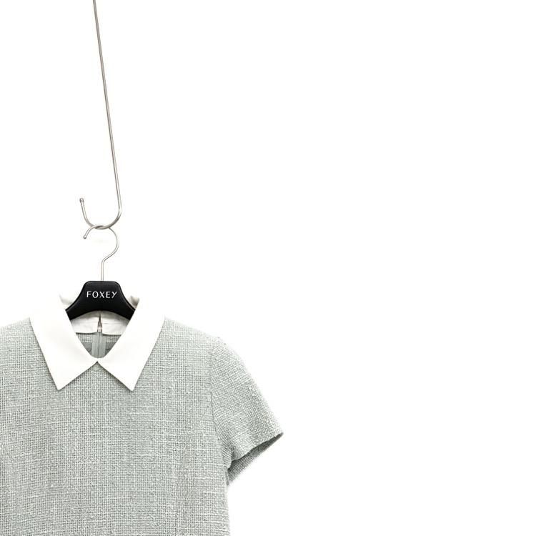 FOXEY フォクシー ドレス ジェシカ ワンピース ミント 38 41449-AOOA FOXEY フォクシー ドレス ジェシカ ワンピース ミント 38 41449-AOOA