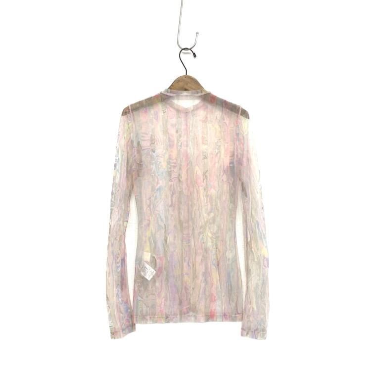 Mame Kurogouchi マメクロゴウチ Marble Print Sheer Jersey Crew Mame Kurogouchi マメクロゴウチ Marble Print Sheer Jersey Crew