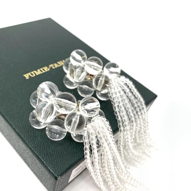 FUMIE=TANAKA フミエタナカ seed earring シード イヤリング クリア FUMIE=TANAKA フミエタナカ seed earring シード イヤリング クリア