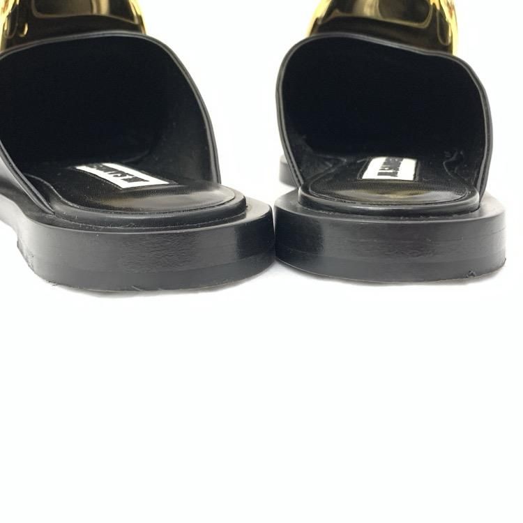 JIL SANDER ジルサンダー メタルプレートミュール フラット JIL SANDER ジルサンダー メタルプレートミュール フラット