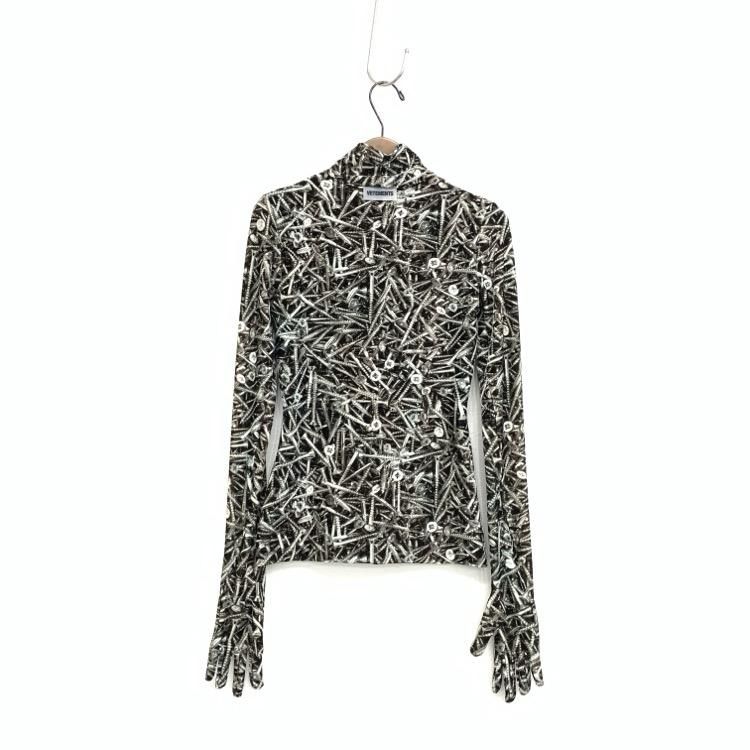 VETEMENTS ヴェトモン セカンドスキン 釘プリント Screw Print VETEMENTS ヴェトモン セカンドスキン 釘プリント Screw Print
