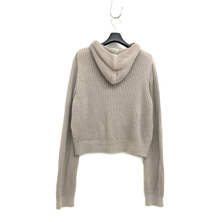 FOXEY フォクシー ニットパーカ フーディファン ベージュ 40
