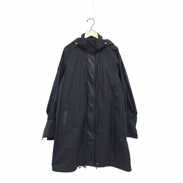 Mame Kurogouchi マメクロゴウチ Water Repellent Nylon Hooded Coat Mame Kurogouchi マメクロゴウチ Water Repellent Nylon Hooded Coat