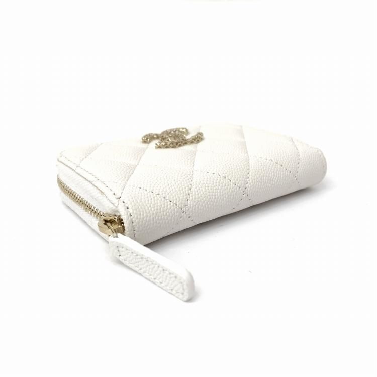 CHANEL シャネル ジップ コインパース コインケース グレインド CHANEL シャネル ジップ コインパース コインケース グレインド