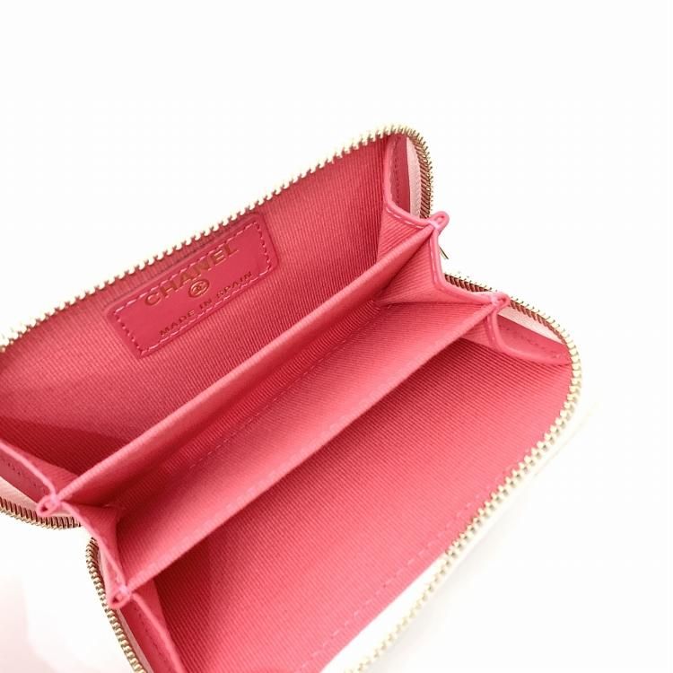 CHANEL シャネル ジップ コインパース コインケース グレインド CHANEL シャネル ジップ コインパース コインケース グレインド