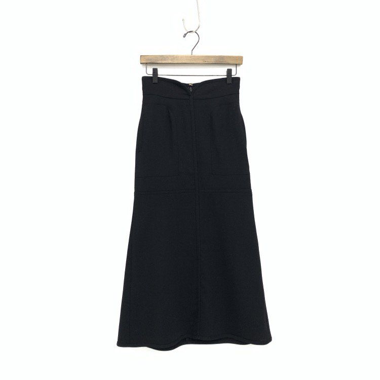 Mame Kurogouchi ޥ᥯ High Waisted Wool Georgette Skirt ϥȥ 1 MM21FW-SK052