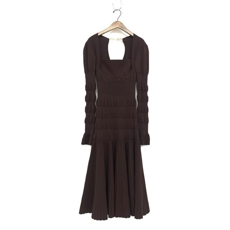 FETICO フェティコ STRIPE KNIT MIDI DRESS ストライプニット FETICO フェティコ STRIPE KNIT MIDI DRESS ストライプニット
