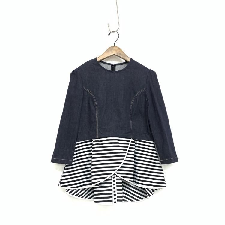 ペプラムジャケット ボーダーズアットバルコニー 極美品♡ボーダーズアットバルコニー♡人気ペプラム (JACKET