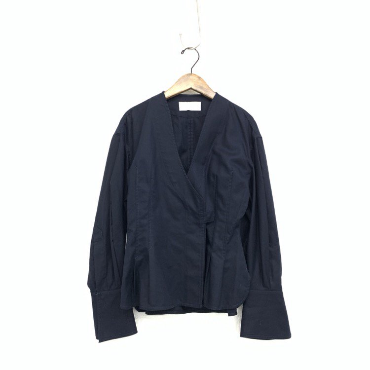 Mame Kurogouchi ޥ᥯ Cotton Double Cloth Shirt åץ㥱å ͥӡ 1 MM21PF-SH714