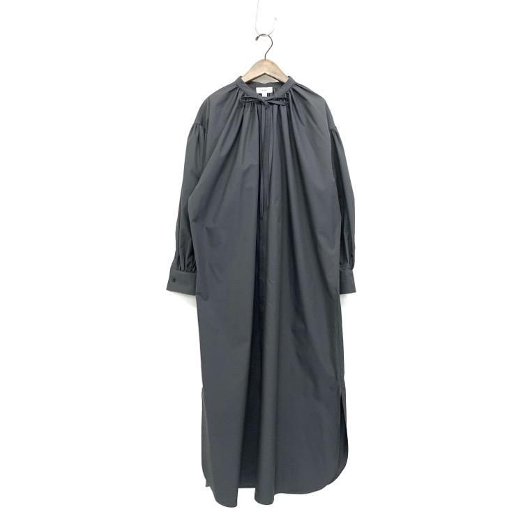 HYKE ハイク T/C GATHERED DRESS ギャザードレス ワンピース