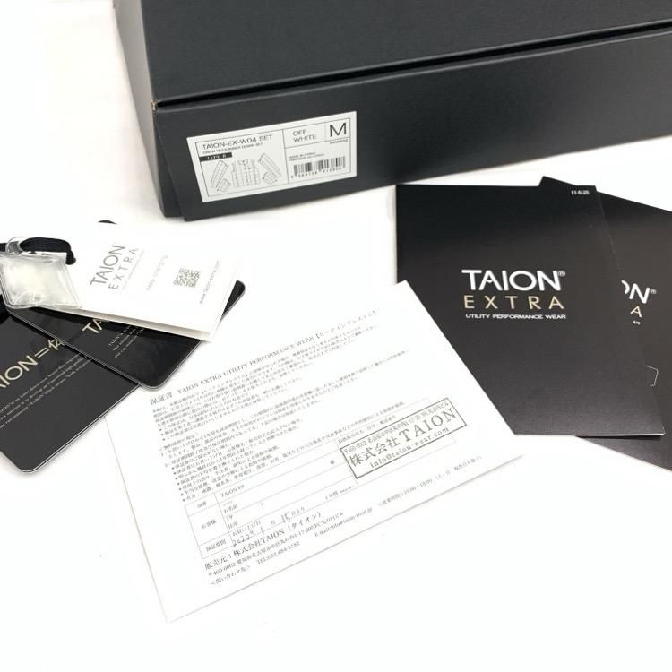 TAION EXTRA タイオン クルーネックインナーダウンセット+POP UP TAION EXTRA タイオン クルーネックインナーダウンセット+POP UP