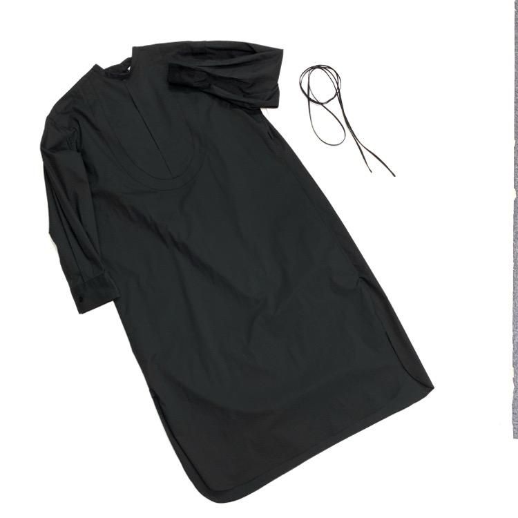 HYKE ハイク BIB FRONT SHIRT DRESS ビブフロントシャツドレス HYKE ハイク BIB FRONT SHIRT DRESS ビブフロントシャツドレス