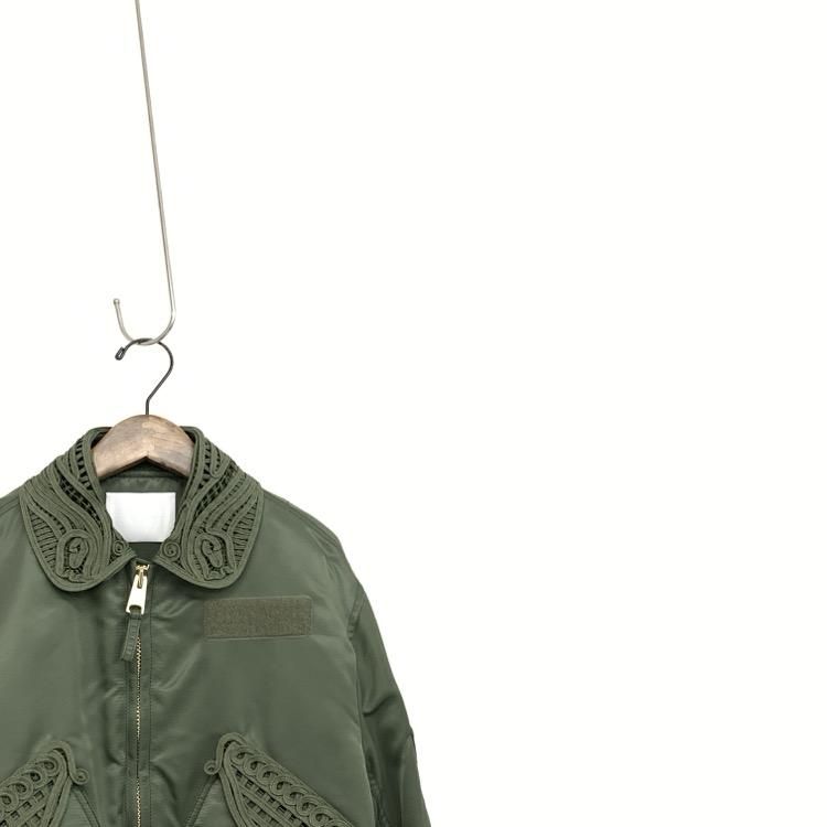 Mame Kurogouchi マメクロゴウチ Cording Embroidered Flight Mame Kurogouchi マメクロゴウチ Cording Embroidered Flight