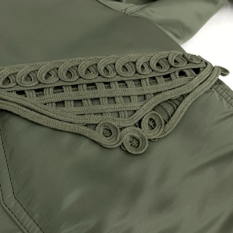 Mame Kurogouchi マメクロゴウチ Cording Embroidered Flight Mame Kurogouchi マメクロゴウチ Cording Embroidered Flight