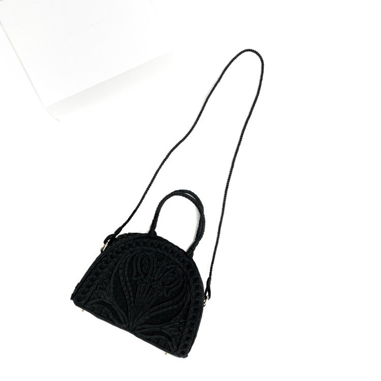 Mame Kurogouchi ޥ᥯ Cording Embroidery Demi Lune Handbag ϥ Хå 2WAY