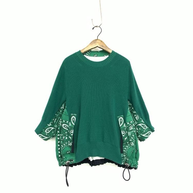 sacai サカイ BANDANA PRINT PULLOVER バンダナプリント sacai サカイ BANDANA PRINT PULLOVER バンダナプリント