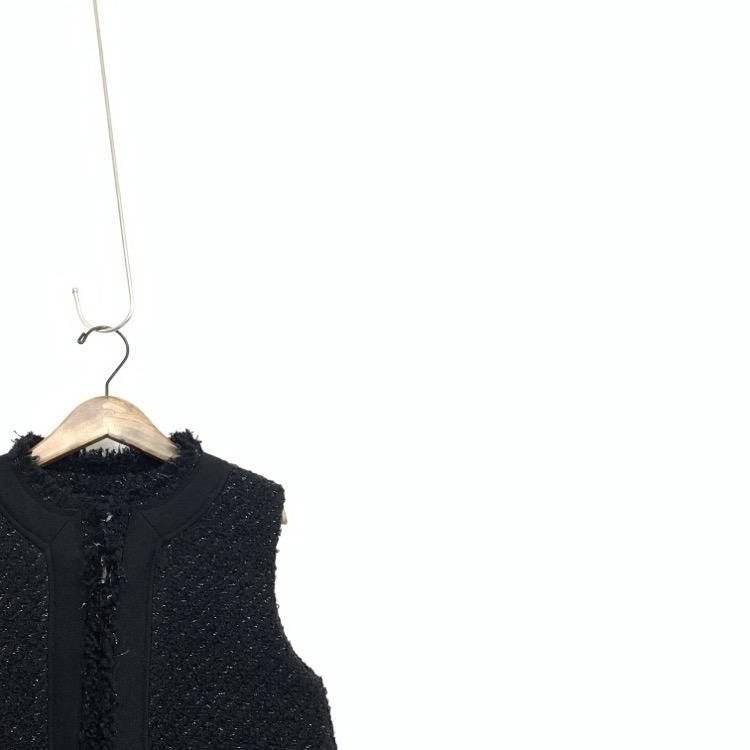 楽ギフ_のし宛書】 クロップド ツイードベスト sacai 最終値下げ 楽ギフ_のし宛書】 クロップド ツイードベスト sacai 最終値下げ