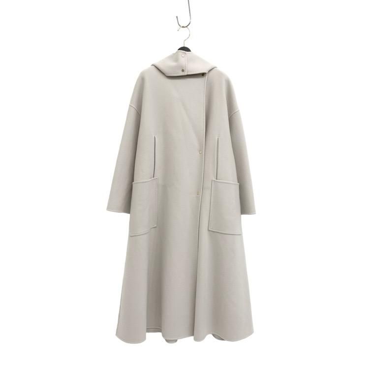ebure - 美品 21AW ebure エブール リュクスメルトン ノーカラー