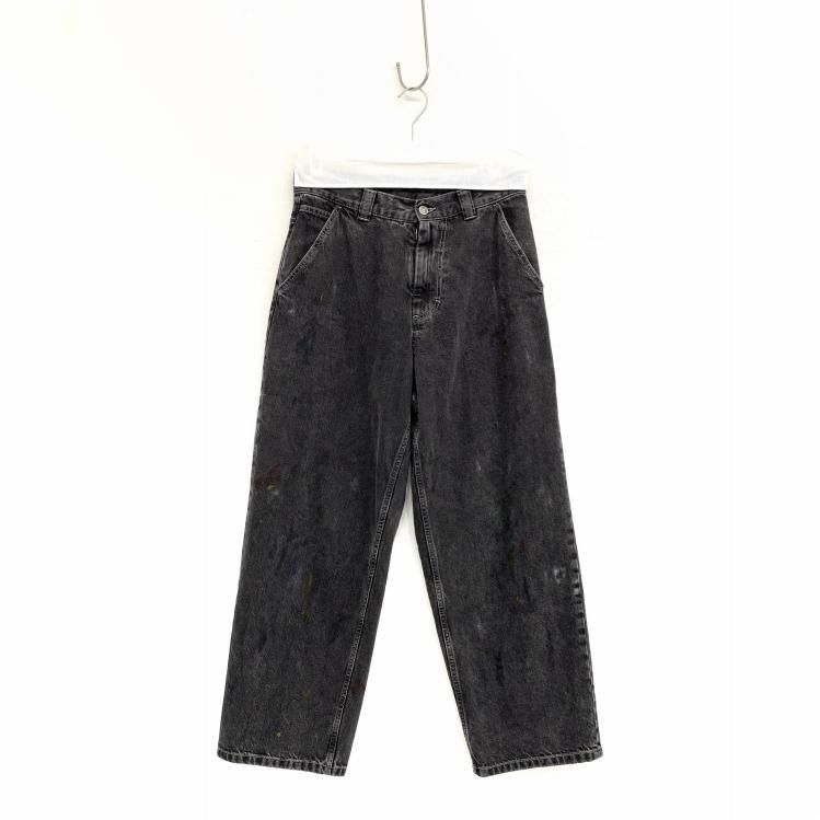 Maison Margiela メゾンマルジェラ BLACK PAINTED JEANS Maison Margiela メゾンマルジェラ BLACK PAINTED JEANS