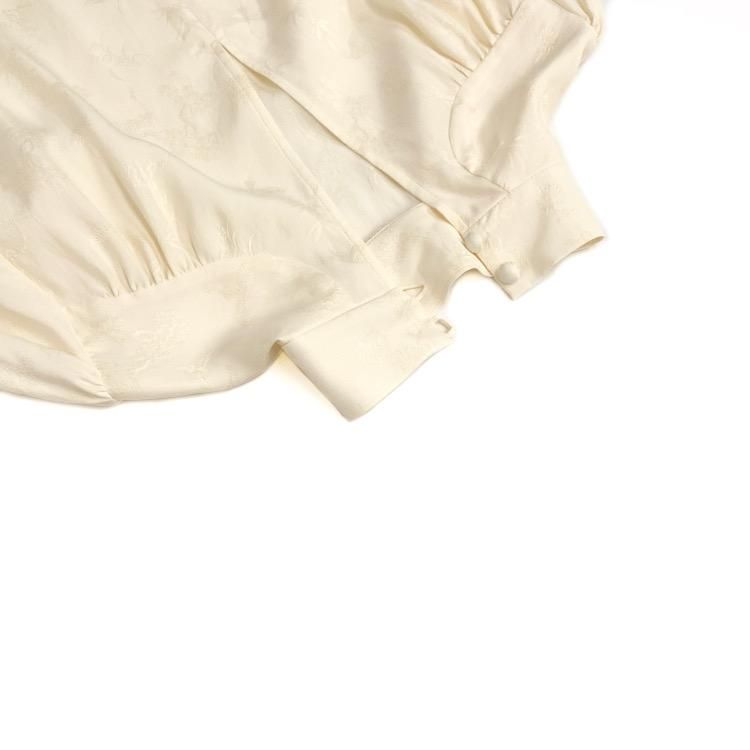 Mame Kurogouchi マメクロゴウチ Crane Pattern Jacquard Shirt Mame Kurogouchi マメクロゴウチ Crane Pattern Jacquard Shirt