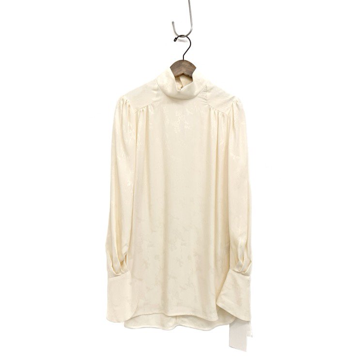 Mame Kurogouchi ޥ᥯ Crane Pattern Jacquard Shirt 㥫ɥ֥饦 2 MM23PS-SH710