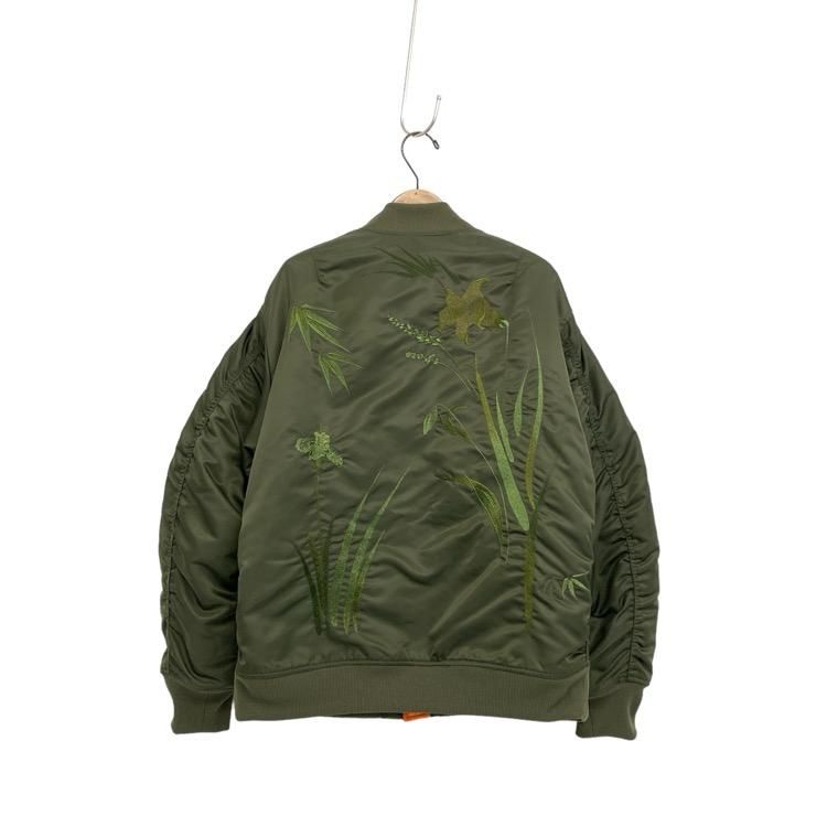 Mame Kurogouchi マメクロゴウチ Floral Embroidered Flight Mame Kurogouchi マメクロゴウチ Floral Embroidered Flight