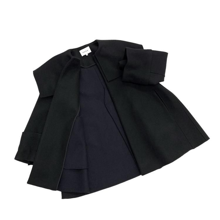 ENFOLD エンフォルド CAPE A-LINE COAT メルトンリバーケープ ENFOLD エンフォルド CAPE A-LINE COAT メルトンリバーケープ