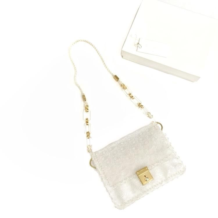 Mame Kurogouchi マメクロゴウチ Vinyl Clutch Bag PVC バッグ Mame Kurogouchi マメクロゴウチ Vinyl Clutch Bag PVC バッグ