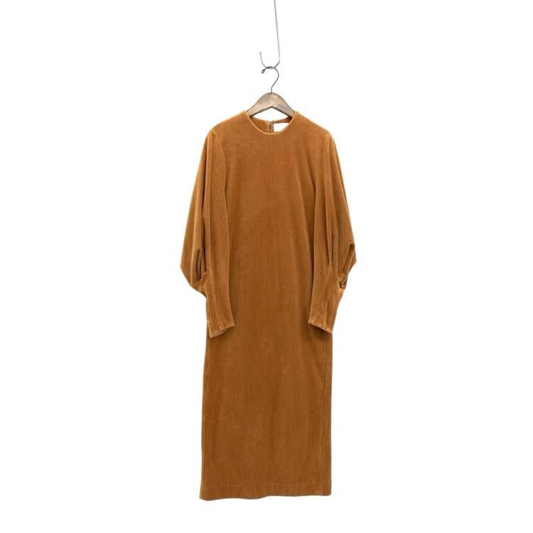 Mame Kurogouchi マメクロゴウチ Ribbed Velour Jersey Dress