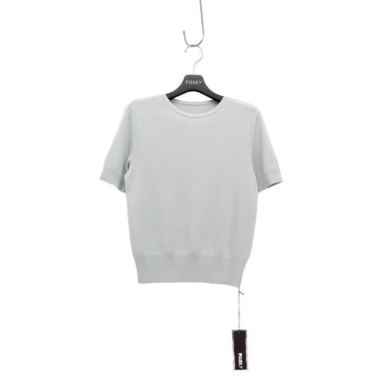 FOXEY フォクシー ニットトップ サニーデイ カットソー 透かし FOXEY フォクシー ニットトップ サニーデイ カットソー 透かし
