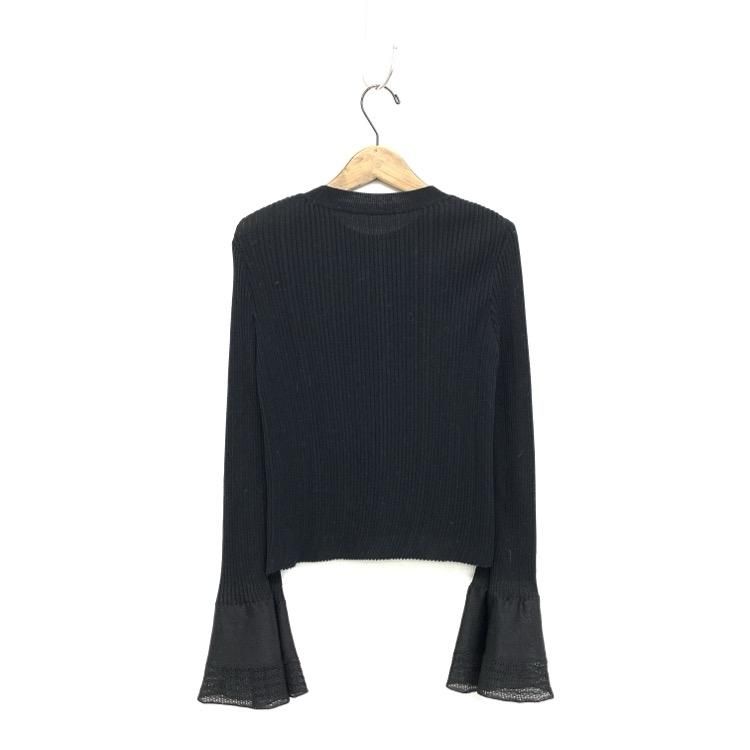 早割クーポン！ Mame Laced With Top Knit Ribbed マメクロゴウチ Kurogouchi ニット/セーター
