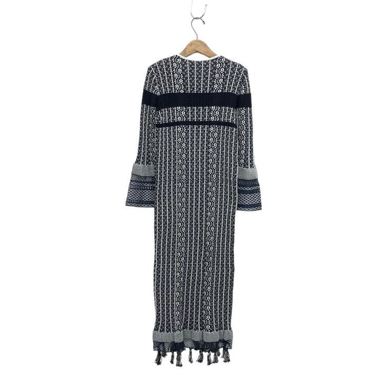 Mame Kurogouchi マメクロゴウチ Rib Jacquard Pedicel Knit Dress Mame Kurogouchi マメクロゴウチ Rib Jacquard Pedicel Knit Dress