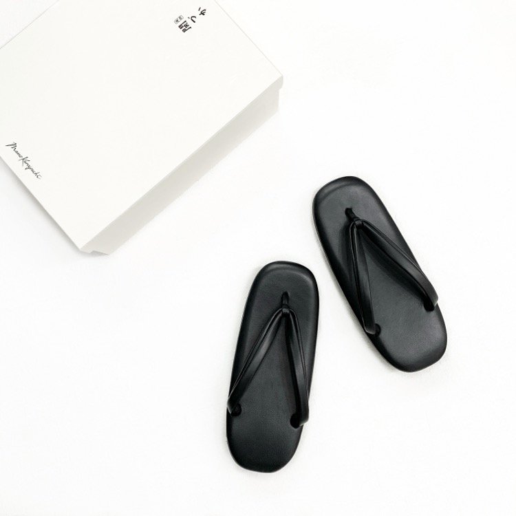 Mame Kurogouchi Hakimono Sekizuka Light Sole Sandals ޥ᥯ 쥶 24cm MM23SS-AC308