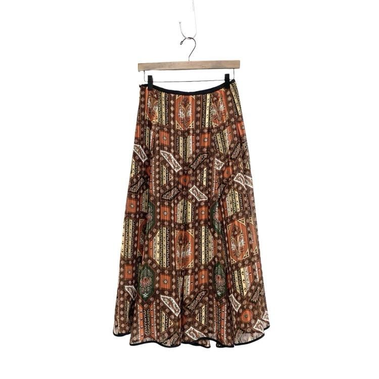 Mame Kurogouchi マメクロゴウチ Stained Glass Printed Skirt Mame Kurogouchi マメクロゴウチ Stained Glass Printed Skirt