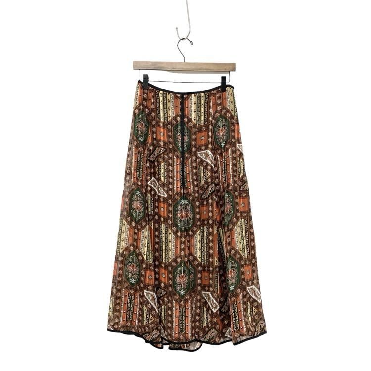 Mame Kurogouchi マメクロゴウチ Stained Glass Printed Skirt