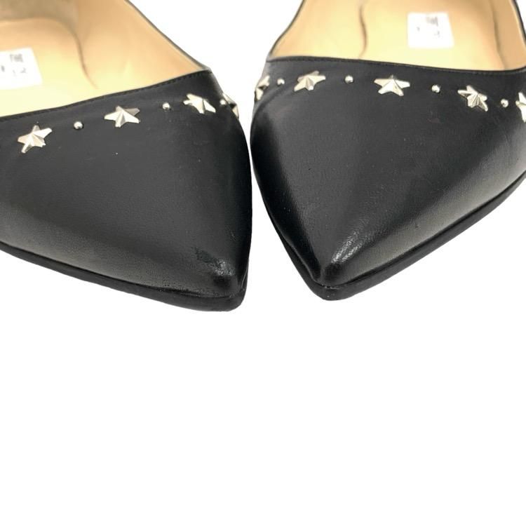 JIMMY CHOO ジミーチュウ スタースタッズ フラット パンプス