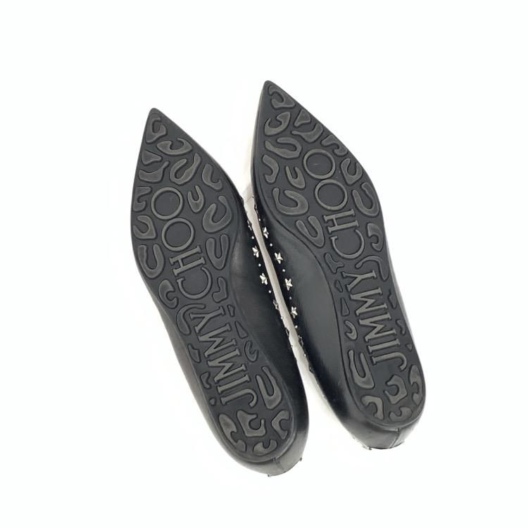 JIMMY CHOO ジミーチュウ スタースタッズ フラット パンプス