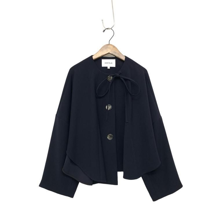 ENFORD ե CAPE-LIKE JACKET ץ饤A饤󥸥㥱å ͥӡ 36 300GS230-1330