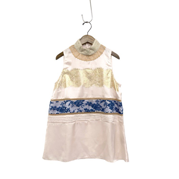 overlace С졼 dress sleeveless blouse ɥ쥹꡼ 졼֥饦 ԥ 38 O81-91005
