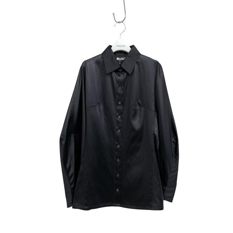 FUMIKA_UCHIDA フミカウチダ SATIN VICTORIAN-SLEEVE BLOUSE サテン ...