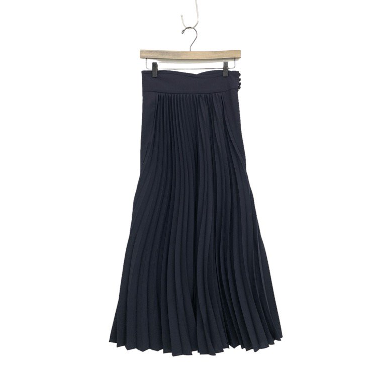 Mame Kurogouchi ޥ᥯ Curved Pleated Flared Skirt ֥ץ꡼ĥ 2 MM22FW-SK042