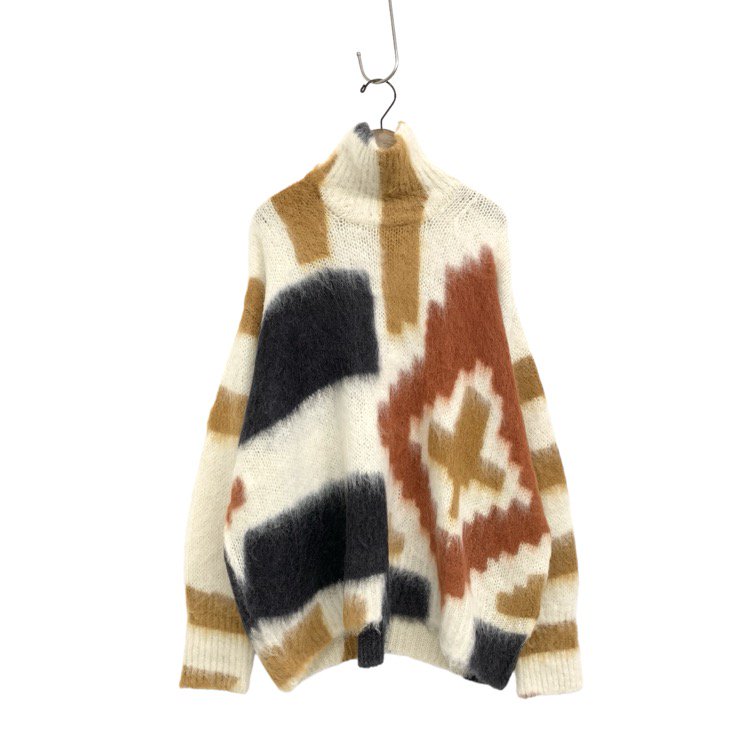 Mame Kurogouchi ޥ᥯ Origami Dyed Suri Alpaca Wool Knitted Pullover ˥å 1 MM23FW-KN027